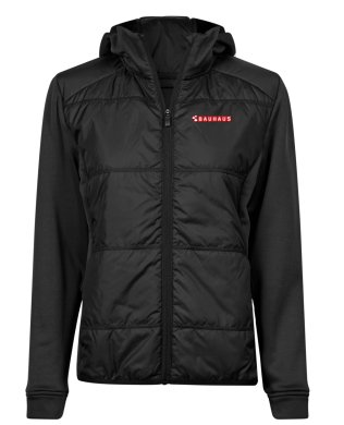 Hybrid-stretch hooded jacket, woman