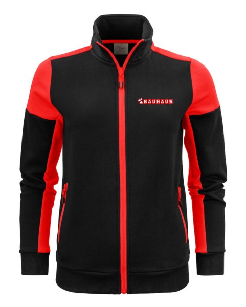 Zoom bild av Fullzip bicolour woman sweatshirt